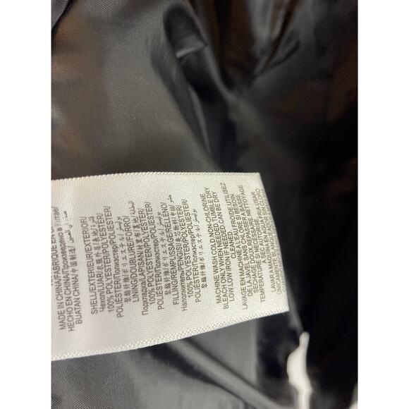 BCBGeneration Black Quilted Long Hooded Coat Size Small - Picture 7 of 10